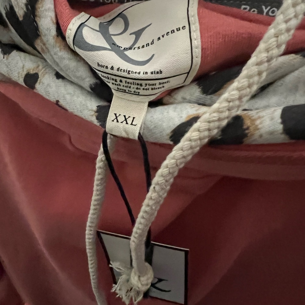 Ampersand 1/4 zip double hoodie xxl - Picture 5 of 5